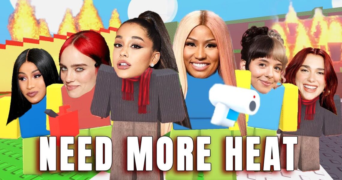 Celebrities Play NEED MORE HEAT (Roblox)