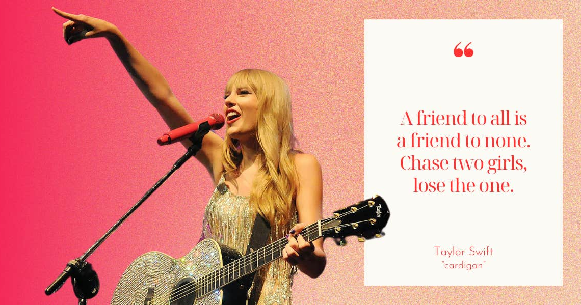 20 Best Pieces Of Relationship Advice From Taylor Swift Lyrics | Hayley Matthews