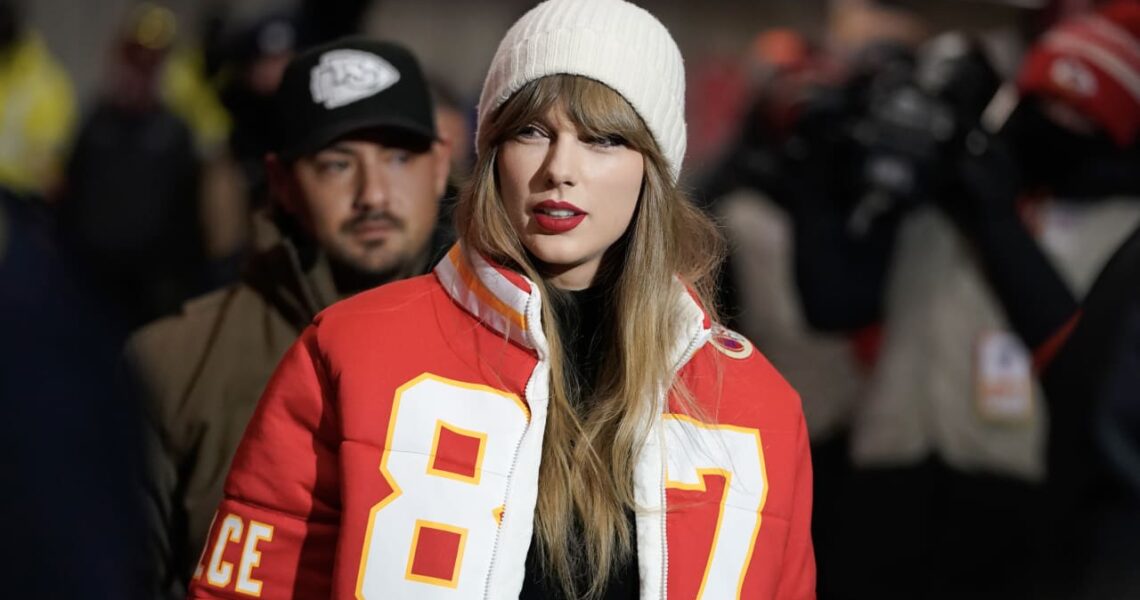49ers’ Kyle Juszczyk jokes Taylor Swift won’t wear clothes designed by wife, Kristin, at Super Bowl LVIII