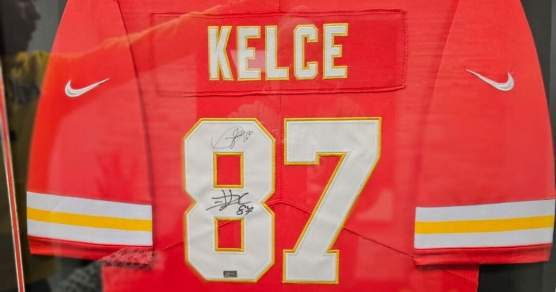 Authenticity of Travis Kelce and Taylor Swift autographed jersey questioned: Charity auction controversy