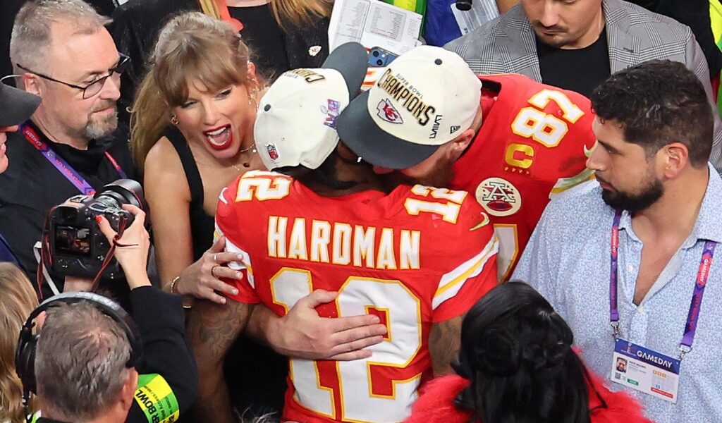 Mecole Hardman Recalls Hugging Taylor Swift at the 2024 Super Bowl
