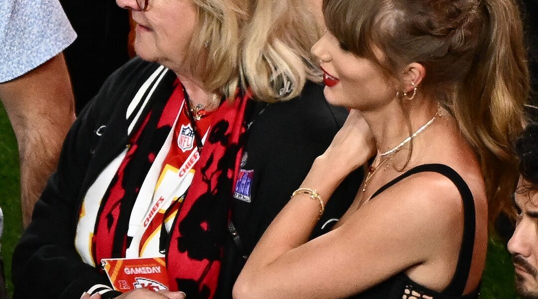 Taylor Swift & Travis Kelce’s Mom Share Sweet Super Bowl Moment