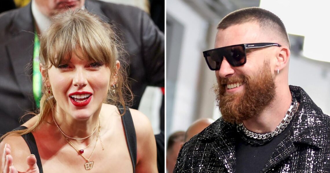 Taylor Swift Wears Travis Kelce’s Super Bowl 2024 Jacket at Afterparty
