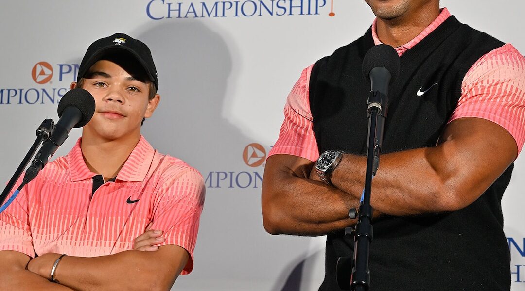 Tiger Woods’ Kids Are Typical Teens With Their Reaction to His Apparel