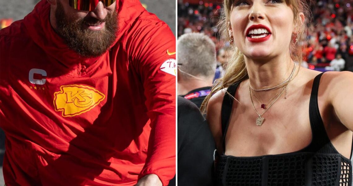 Travis Kelce Parties at Super Bowl Parade as Taylor Swift Lands in Australia