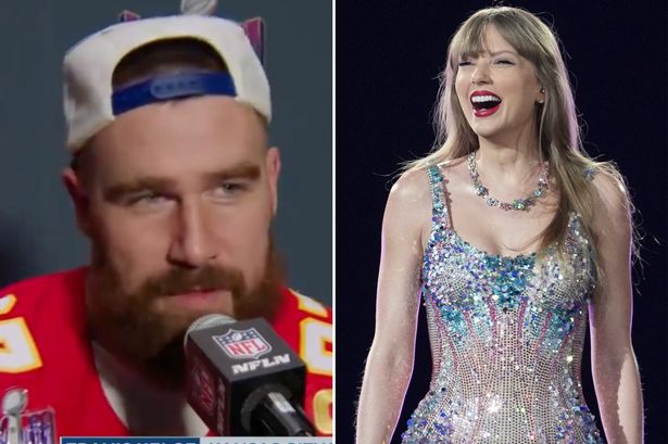 Travis Kelce breaks silence on Taylor Swift engagement talk ahead of Super Bowl LVIII