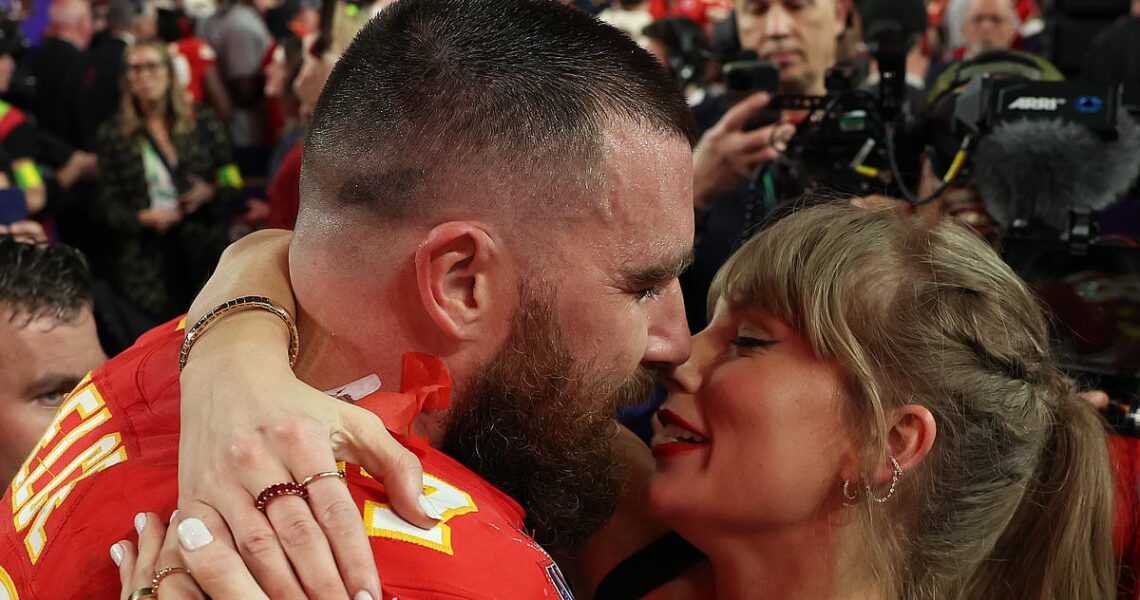 Travis Kelce changed into a ‘different man’ once he and Taylor Swift started dating, says Chiefs coach Dave Merritt… as he lauds the popstar for ‘winning the Super Bowl’ in her first year in the NFL