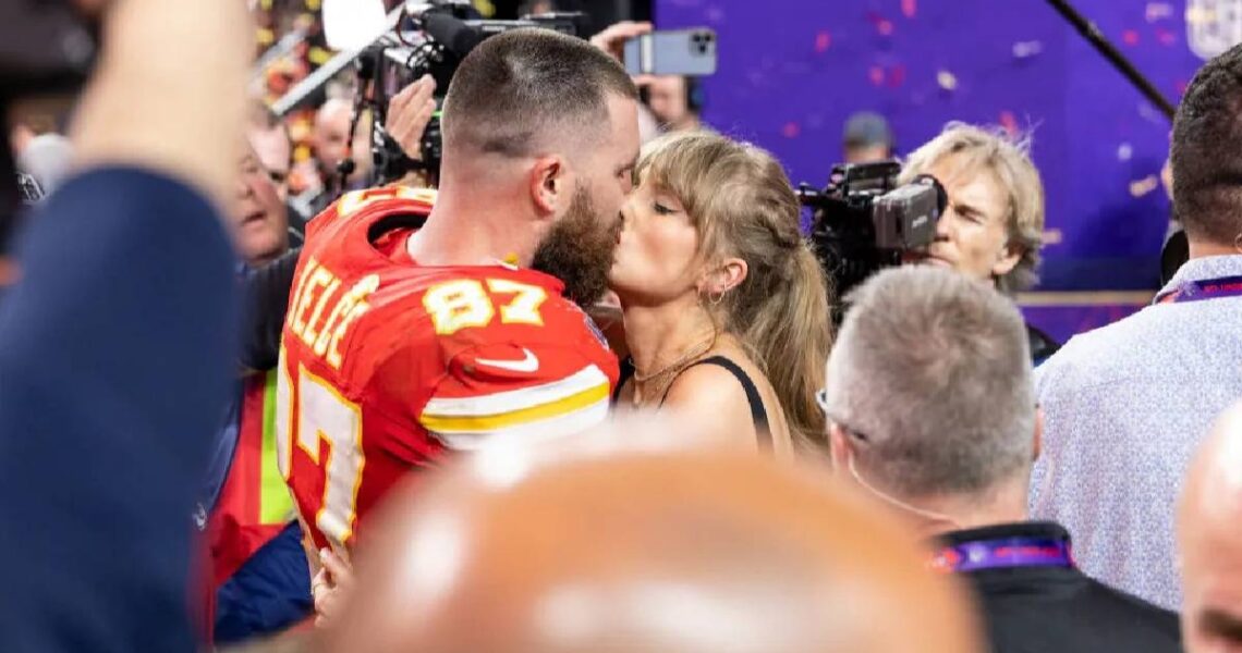 Travis Kelce dismisses conspiracy theories about Taylor Swift, says ‘you’re all crazy’