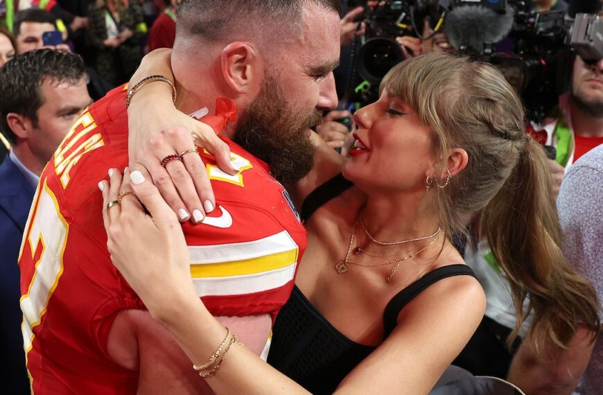 What Travis Kelce Told Taylor Swift After Winning the 2024 Super Bowl