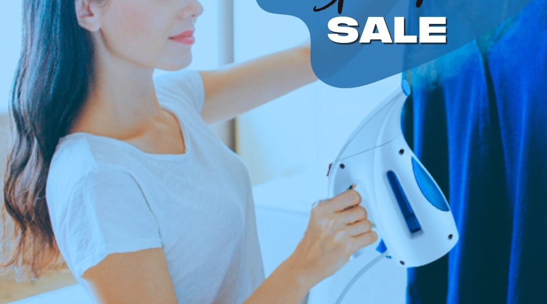 Get a $23 Deal on a Garment Steamer That’s a Magic Wand for Clothes