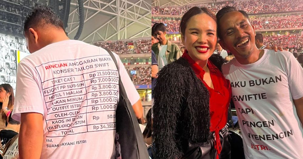 Indonesia man spends S$3,270 on Taylor Swift S’pore concert for wife – Mothership.SG