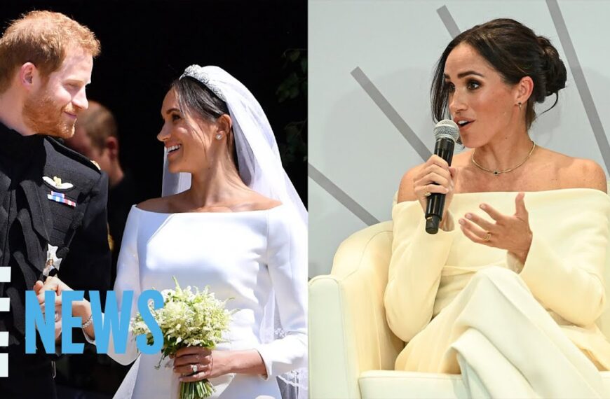 Meghan Markle STUNS in Wedding Gown-Inspired…