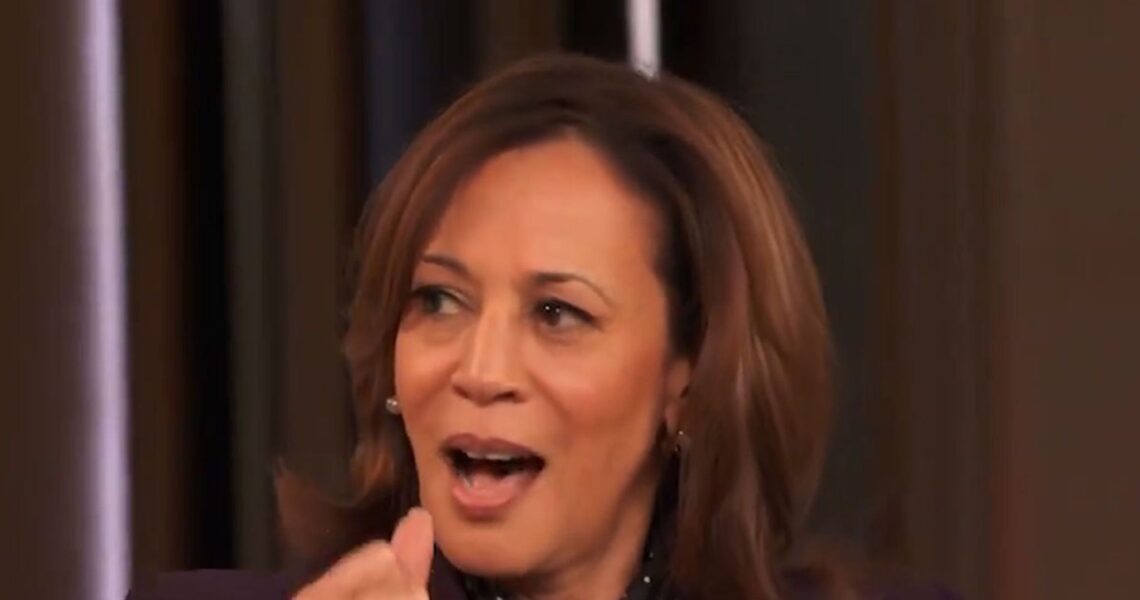 Kamala Harris Knows Her Laugh Gets Mocked, Called ‘Momala’ by Drew Barrymore