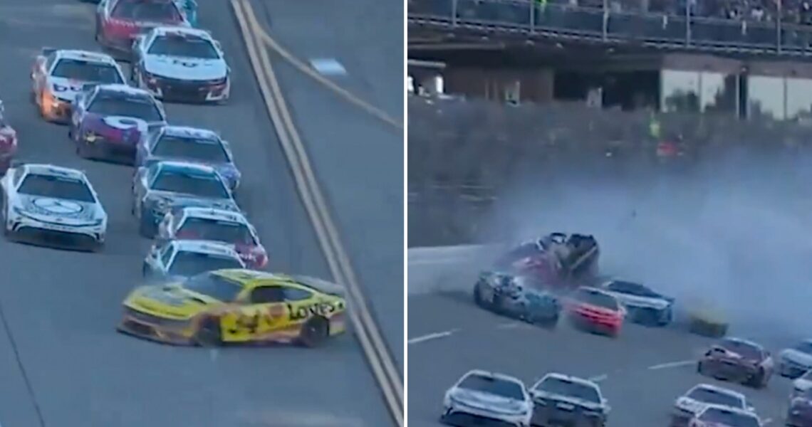 NASCAR’s Geico 500 Ends With Massive Crash At Talladega, Multiple Cars Involved