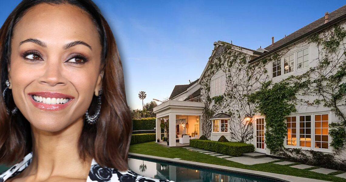 Zoe Saldana’s Beverly Hills Home Hits Market For Whopping $14.5 Million