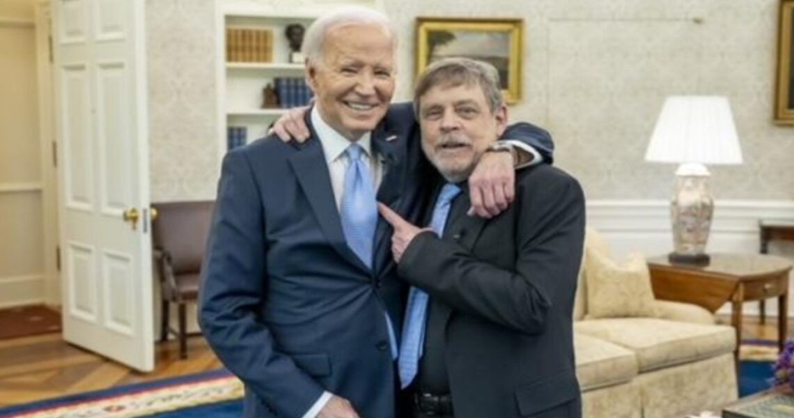 ‘He Liked That’: Mark Hamill Gives President Joe Biden Star Wars Themed Nickname