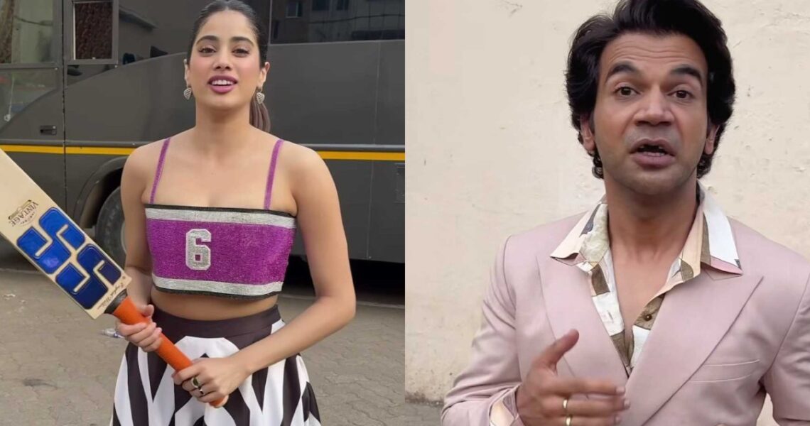 Janhvi Kapoor and Rajkummar Rao’s cricket match gone wrong; don’t miss this ROFL video of Mr and Mrs Mahi stars