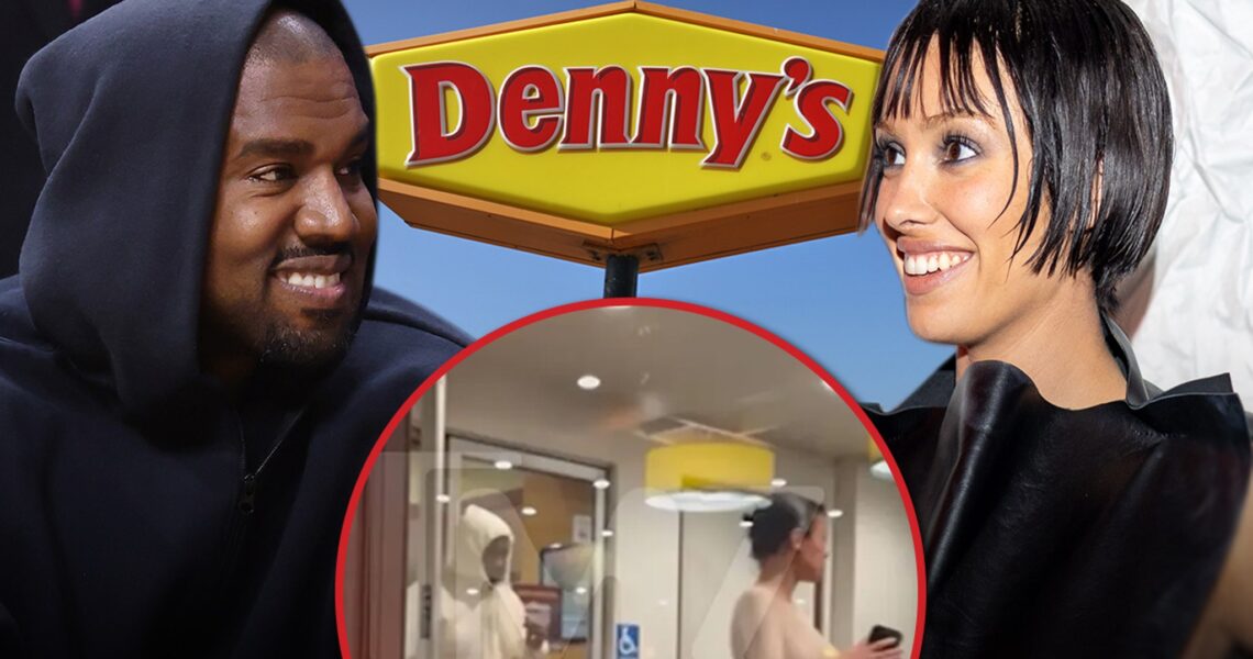 Kanye West and Bianca Censori Dine at Denny’s Amid Major Yeezy Changes