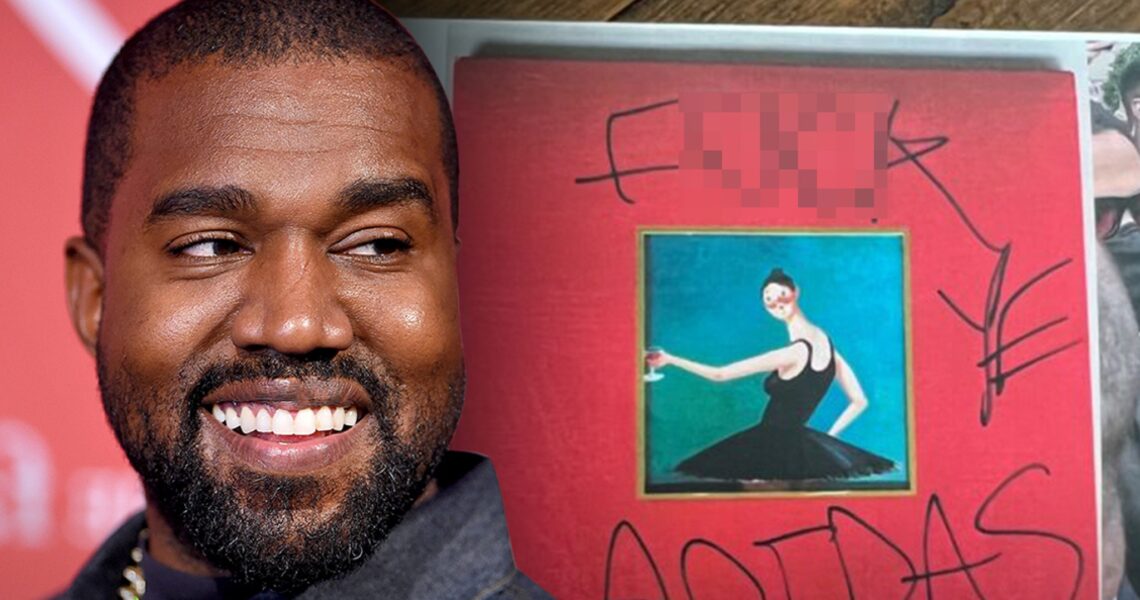 Kanye West’s Signed ‘F*** Adidas’ Album Hits Auction Block