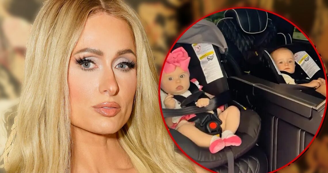 Paris Hilton’s Baby Car Seat Setup Catches Flak Over Safety Concerns