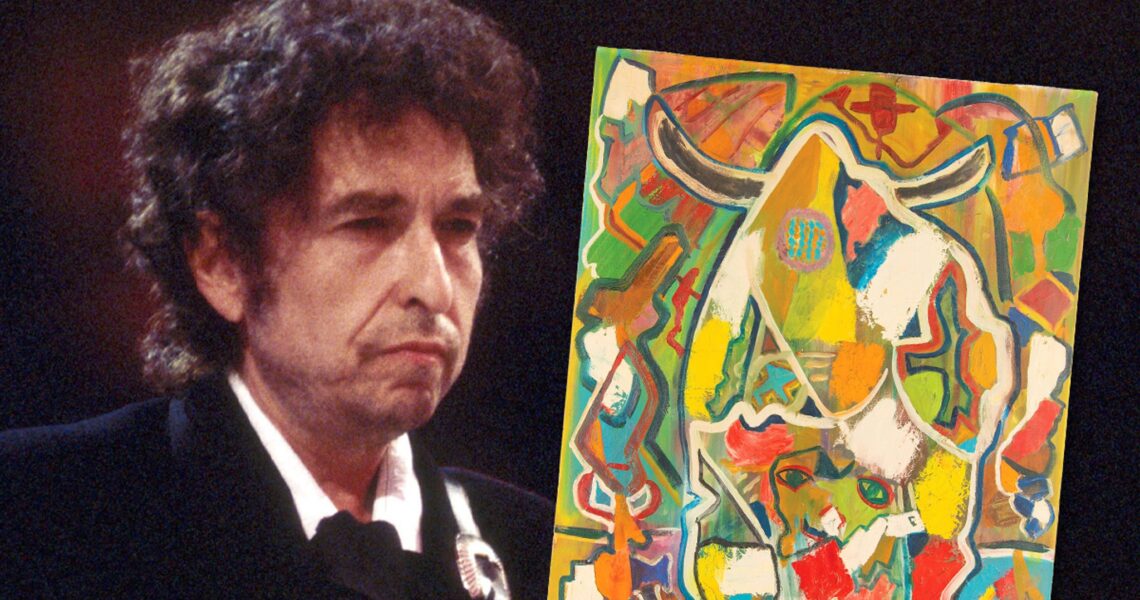 Rare Bob Dylan Painting Up for Auction, Worth $100K