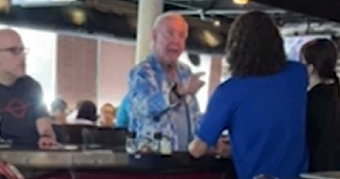 Ric Flair Heated Altercation W/ Bar Employee Caught On Video, Fight Nearly Ensues