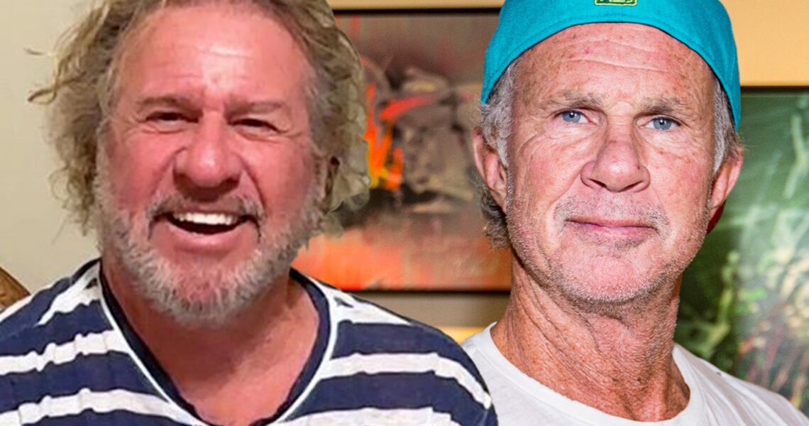 Sammy Hagar Surprised By Chad Smith At Hollywood Walk of Fame Ceremony