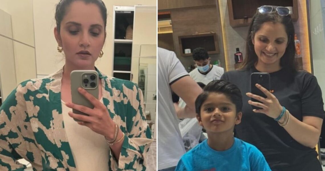 Sania Mirza chooses ‘to be happy’ as she shares special nameplate for her house with son Izhaan; see PICS