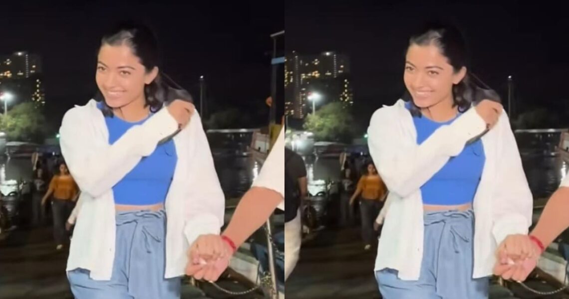 VIDEO: Paps ask Rashmika Mandanna to take off mask for photos amidst long wait due to Mumbai dust storm