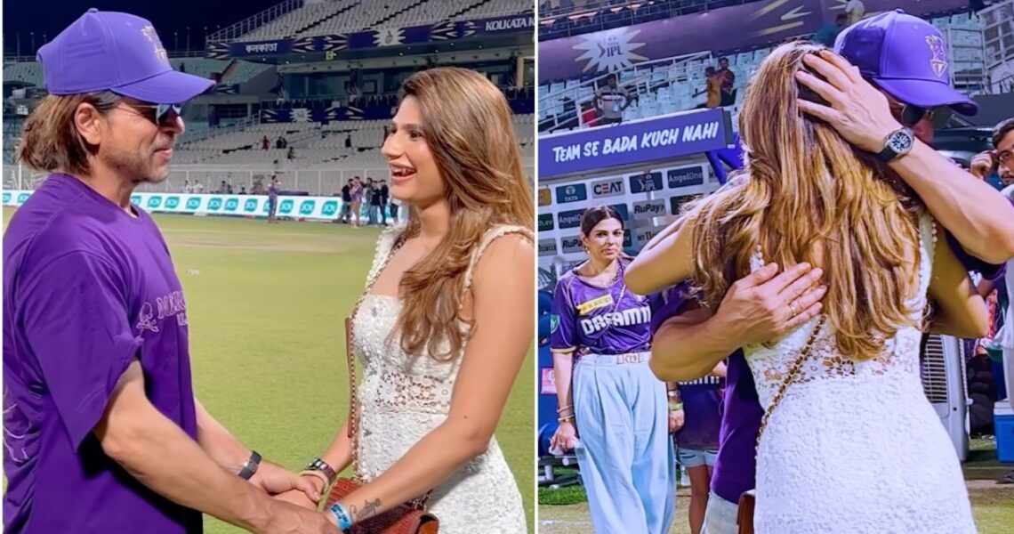 WATCH: Shah Rukh Khan shares wholesome moment with Prithvi Shaw’s gf Nidhhi Tapadiaa; fans react