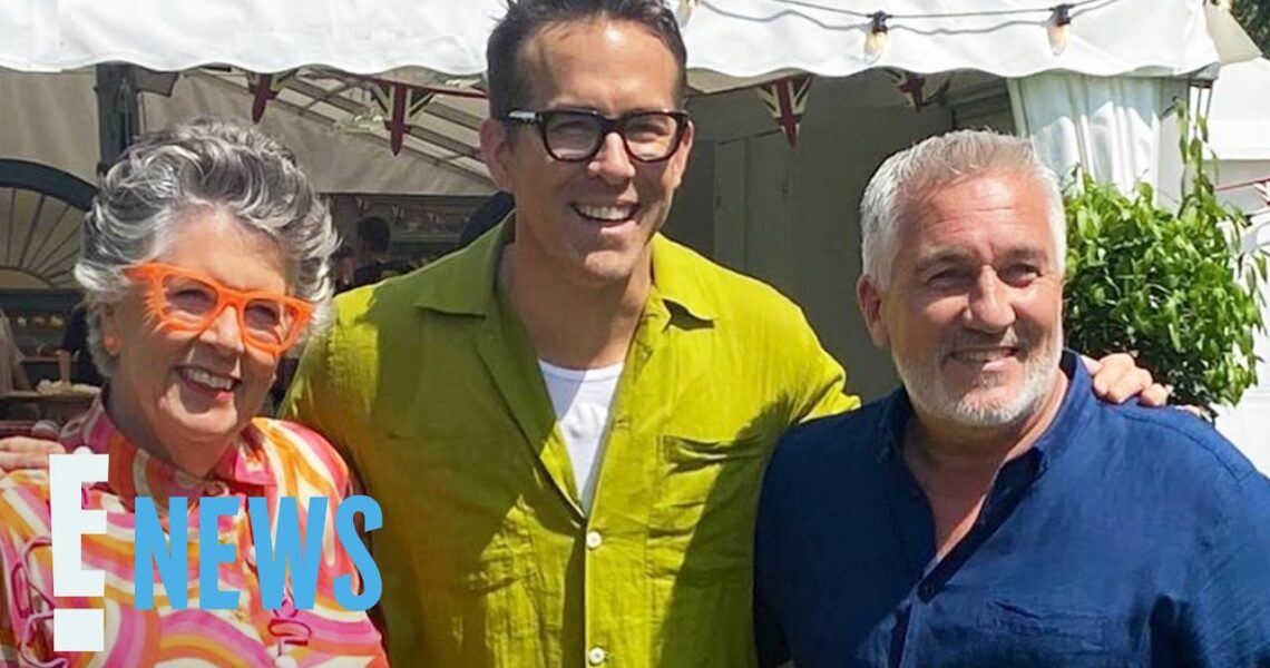 Ryan Reynolds & Blake Lively Visit the Great British Bake Off Tent | E! News