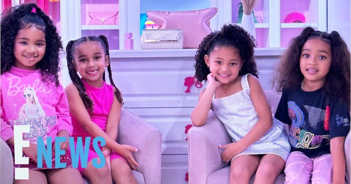 Kim & Khloé Kardashian Take Their Barbie Girls to Expo! | E! News