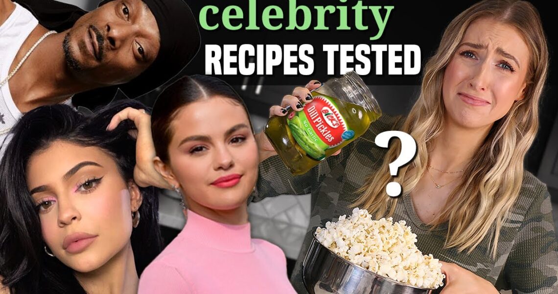 I Made Only CELEBRITY RECIPES for a Day… which one wins??