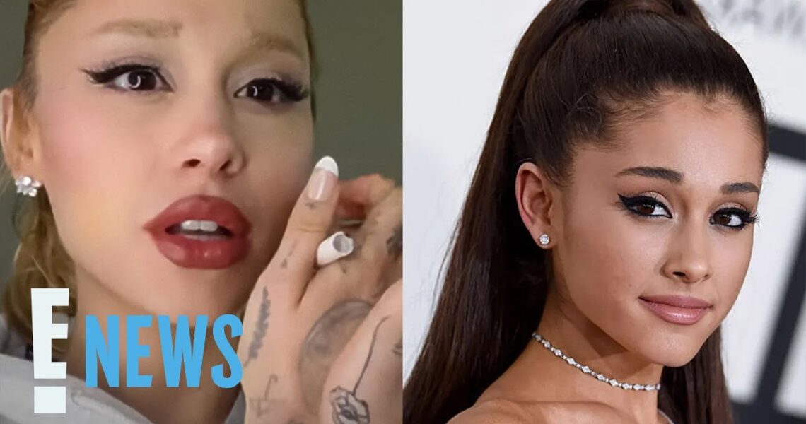 Ariana Grande TROLLS Her Own Makeup Look | E! News