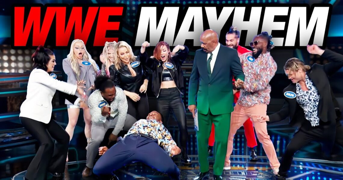 WWE stars tag-team Celebrity Feud!! (UNCUT episode)