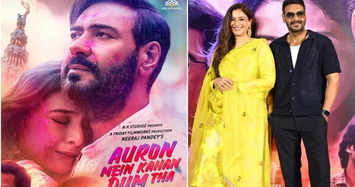 Ajay Devgn-Tabu on doing romantic film Auron Mein Kahan Dum Tha in their 50s: ‘Don’t think there is any barrier’