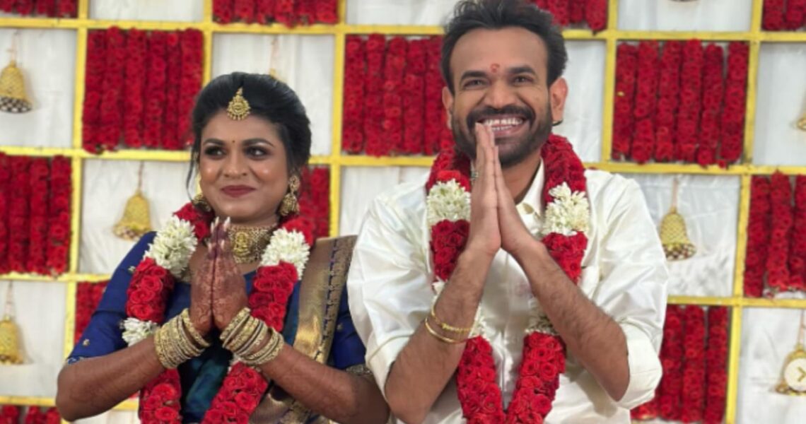 Ajith Kumar’s Mankatha co-actor Premgi Amaren marries longtime girlfriend Indu in Tamil Nadu; See PICS