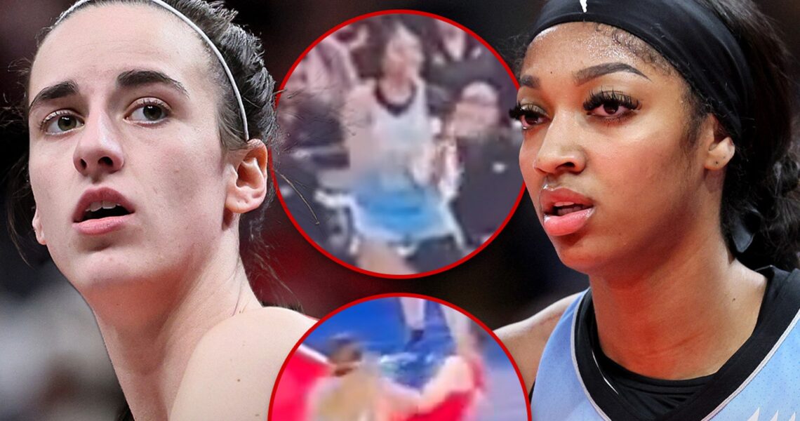 Angel Reese Applauds Cheap Shot on Caitlin Clark During Sky-Fever Game