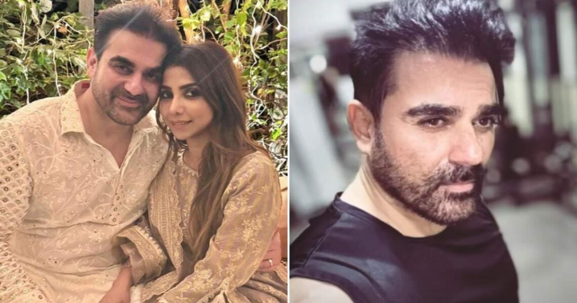 Arbaaz Khan and his wife Sshura Khan’s online PDA over his gym selfie is too good to miss; PIC