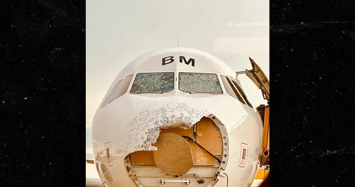 Austrian Airlines Flight Suffers Major Nose Damage in Mid-Air Hailstorm