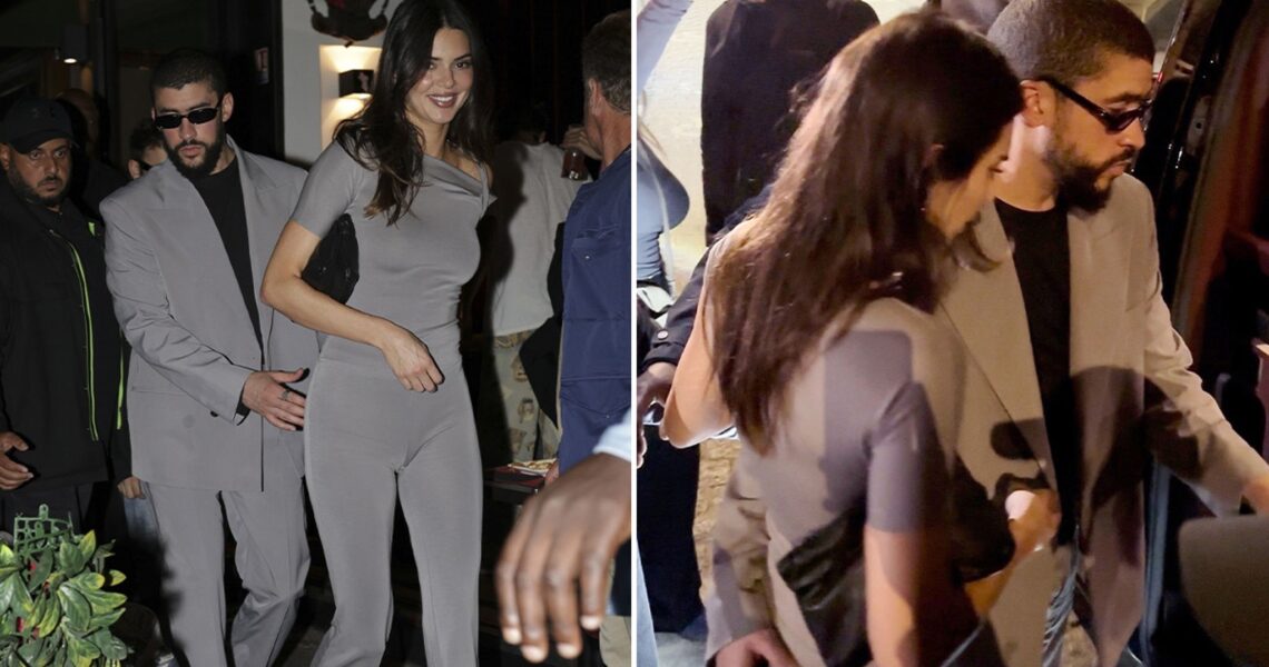 Bad Bunny Gets Handsy with Kendall Jenner While Clubbing in Paris