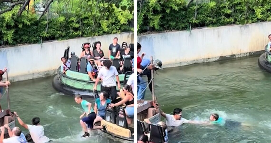 Boy Rescued After Falling Off Six Flags Roaring Rapids Ride Following Malfunction