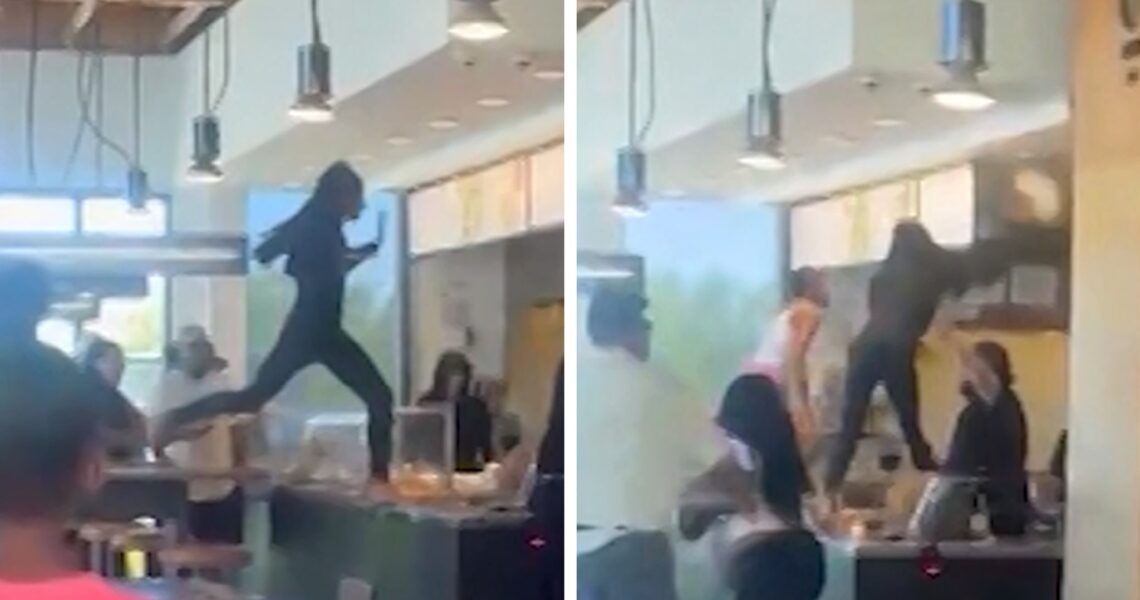 Chipotle Chaos Unfolds as Three Customers Launch Food Fight Against Cashier