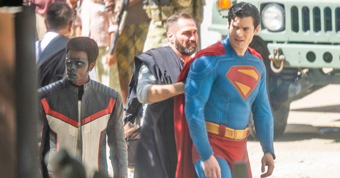 David Corenswet in Full Superman Costume, First On-Set Photos