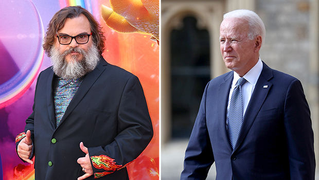Jack Black Supports Joe Biden in American Flag Overalls: Video – Hollywood Life