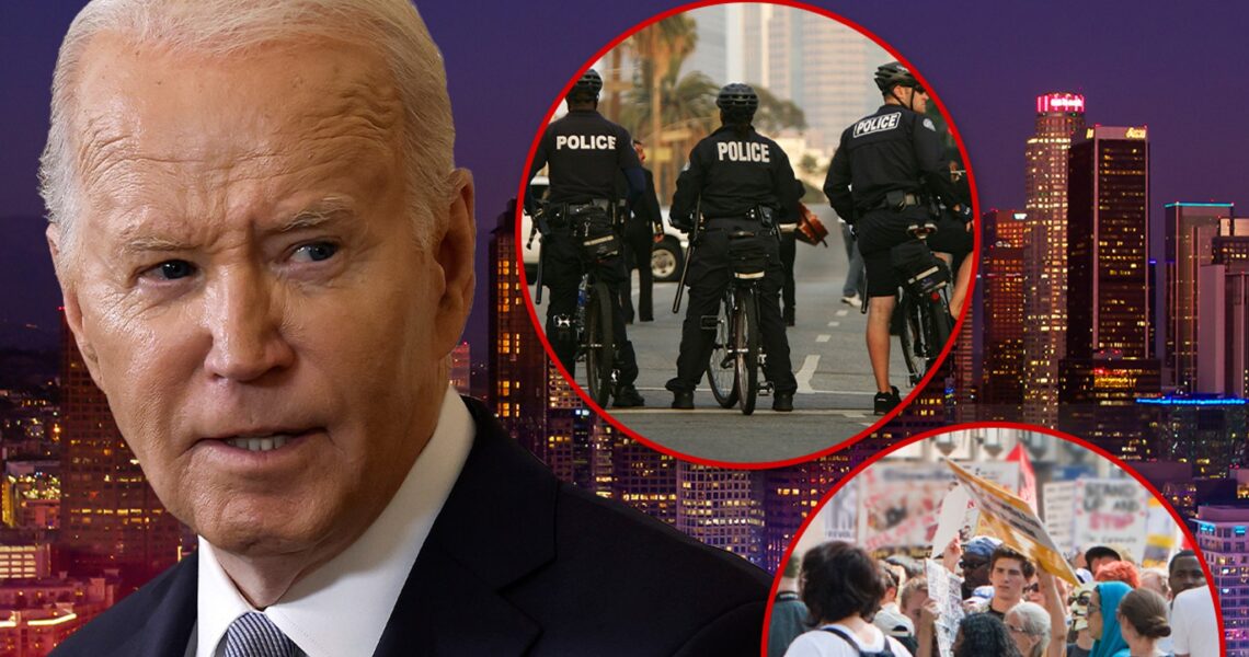 Joe Biden Fundraiser Protests Under Watchful Eye, Law Enforcement Says