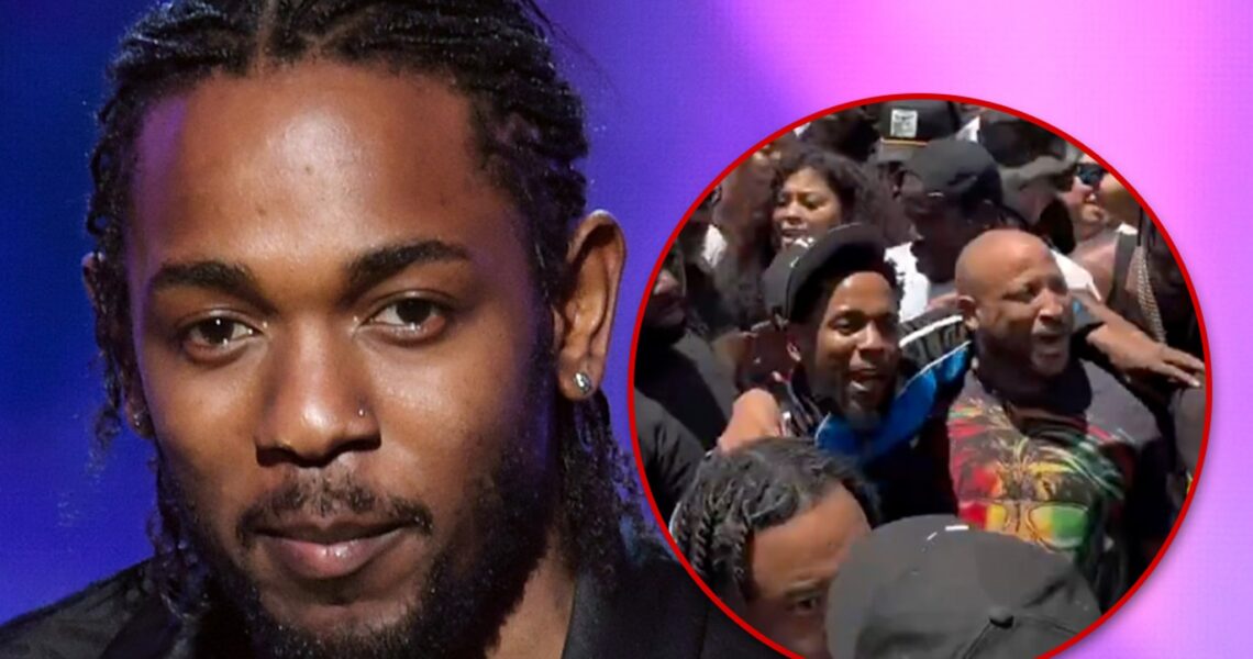 Kendrick Lamar’s Compton Music Video Shoot Brings Out Huge Crowds