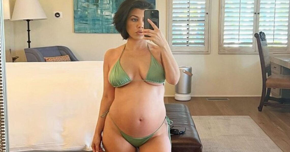 Kourtney Kardashian Reveals Fetal Surgery Scar In Throwback Photo From Maternity Photoshoot; See HERE