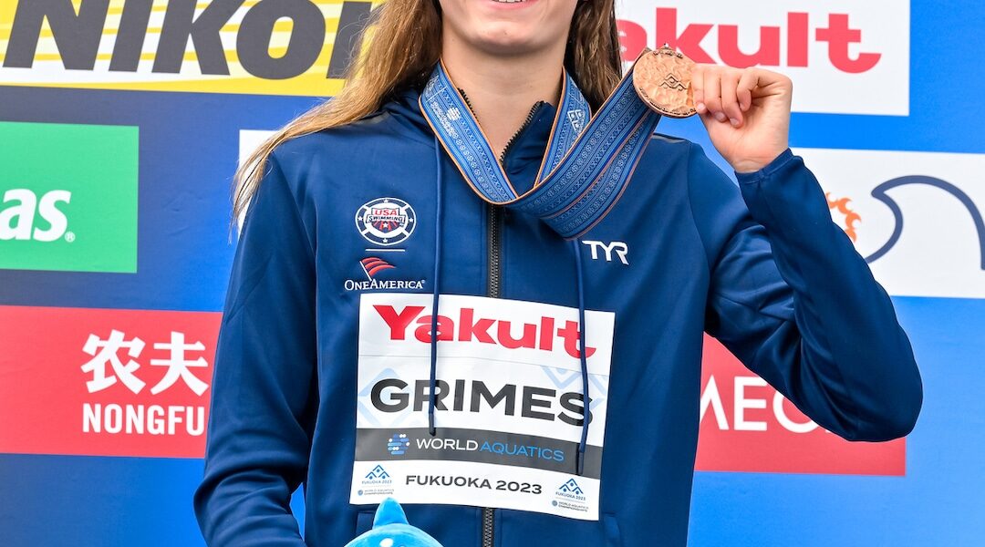 Meet Katie Grimes, the Olympian Dubbed the Future of Swimming