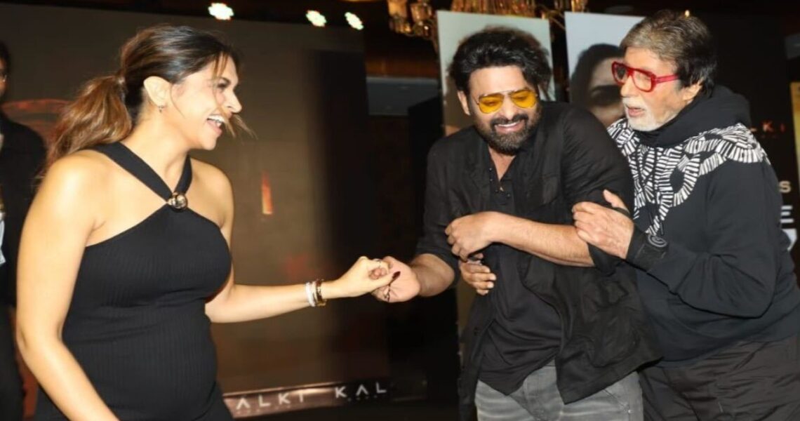 Mom-to-be Deepika Padukone shares fun moments with Prabhas and Amitabh Bachchan at Kalki 2898 AD pre-release event